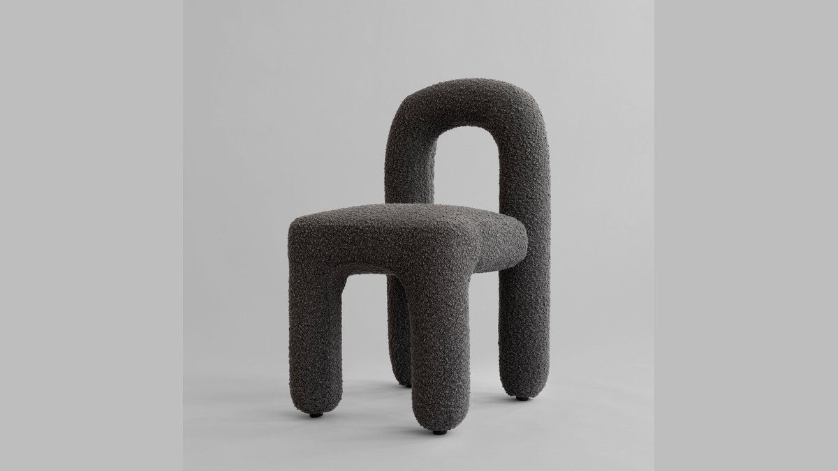 A modern dining room set showing how the right dining chair depth creates comfort.