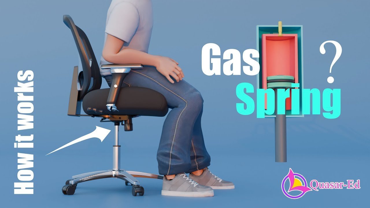 A modern ergonomic desk chair sits in a bright office space for understanding desk chairs.