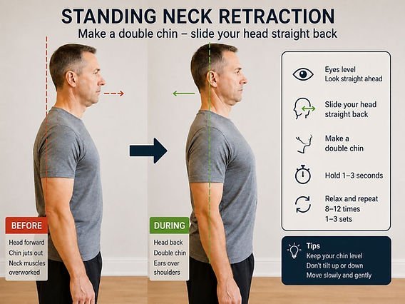A person maintaining a neutral and healthy lumbar curve while sitting on a chair.