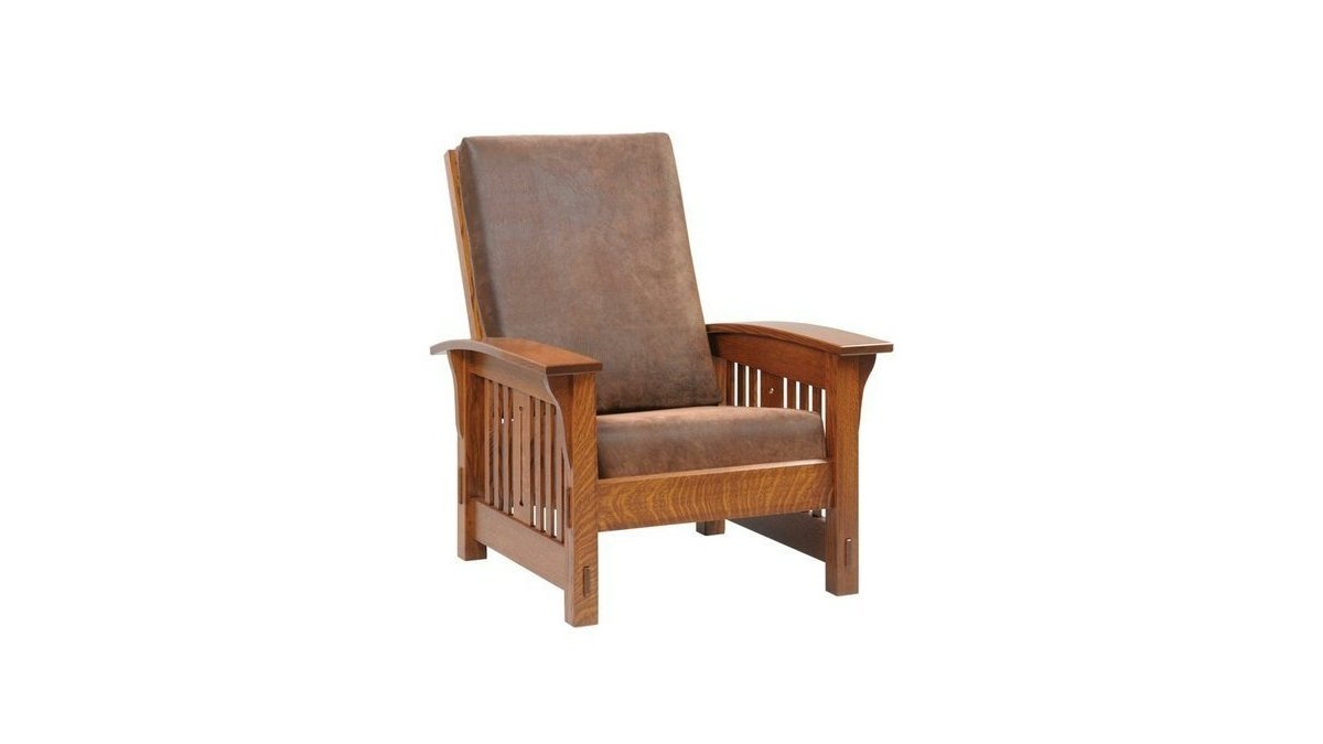 A stylish modern lounge chair showcased in a bright and minimalist living room setting.