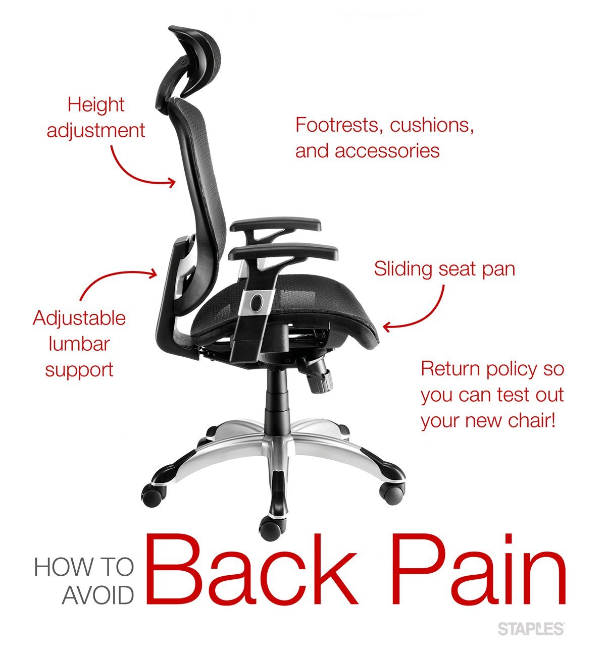 Performing routine maintenance on an ergonomic office chair to ensure long-term back support.