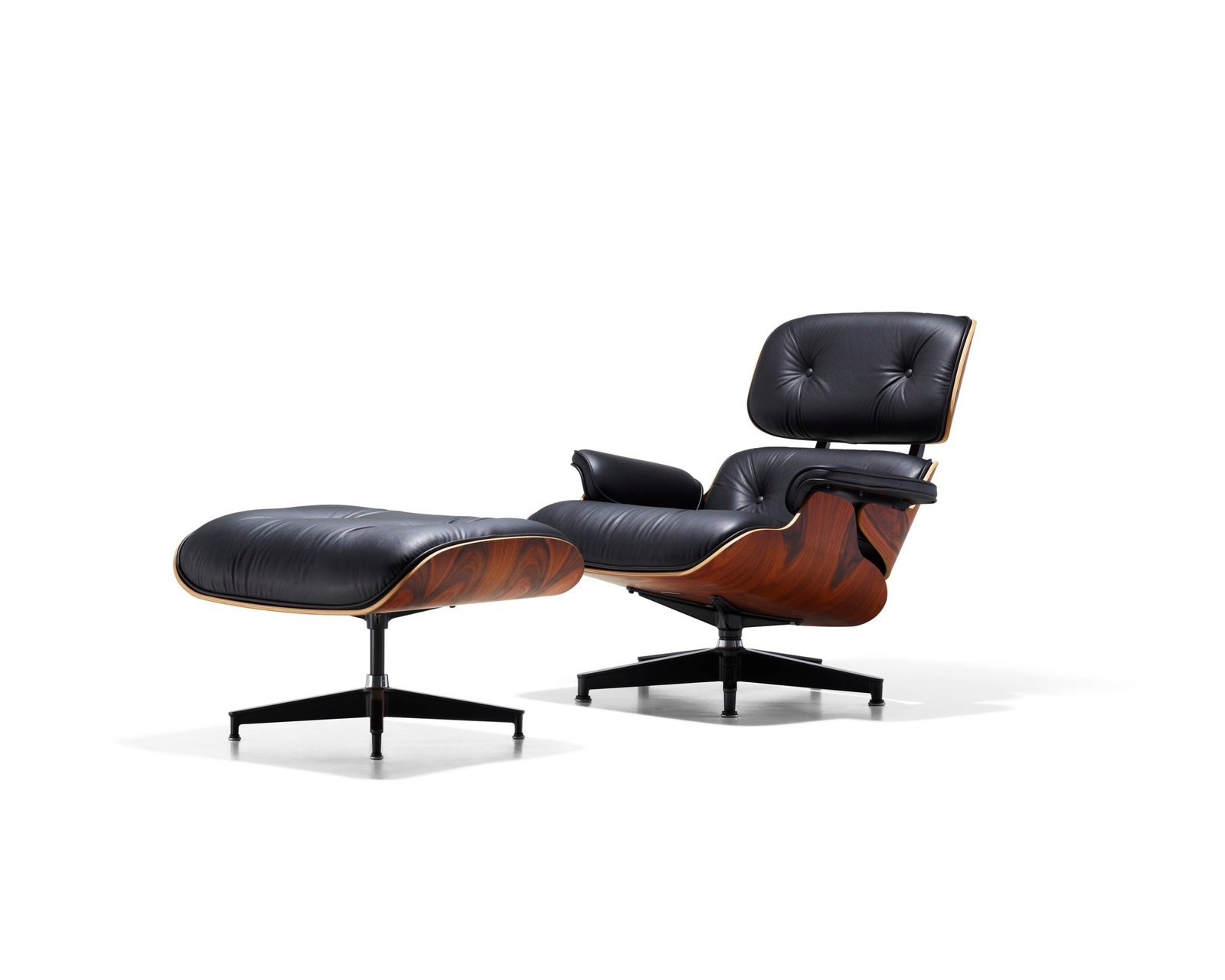 A close-up of a comfortable lounge chair showing its ergonomic lumbar support design.