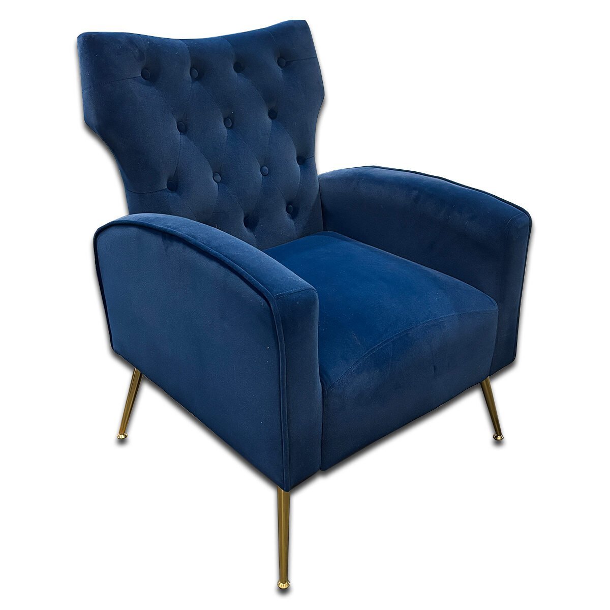 A stylish accent chair creates a perfect reading nook in a bright room.