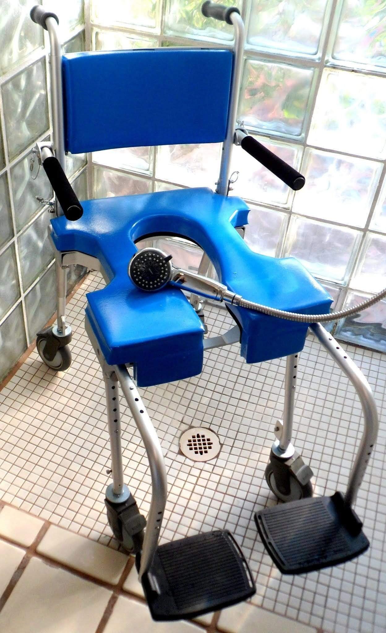 An ergonomic office chair with adjustable support sitting in a minimalist home office.