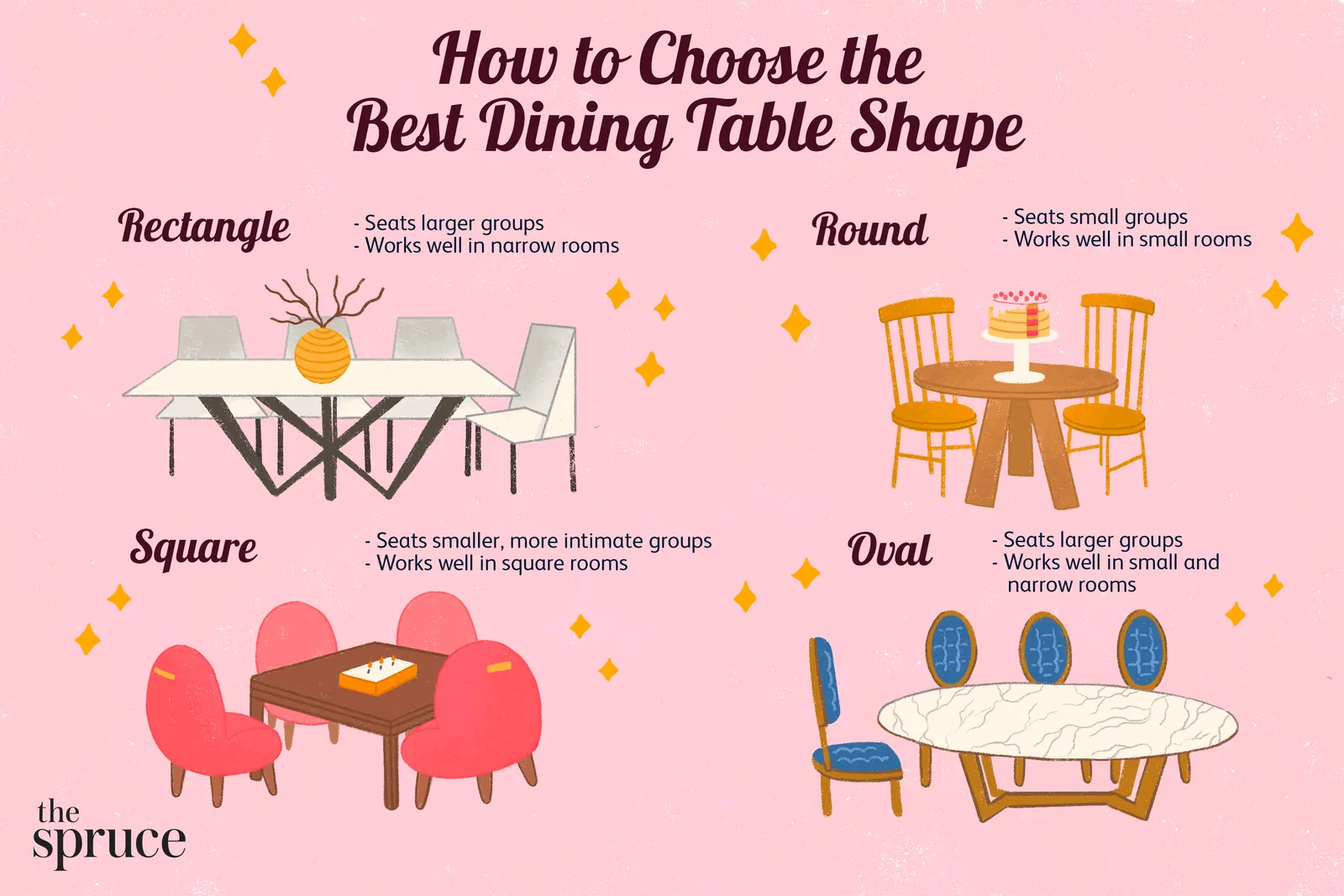 Close up comparison of solid wood and glass dining table material textures.
