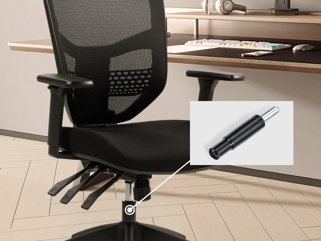 Essential tools and hardware components arranged neatly for a chair swivel installation project.