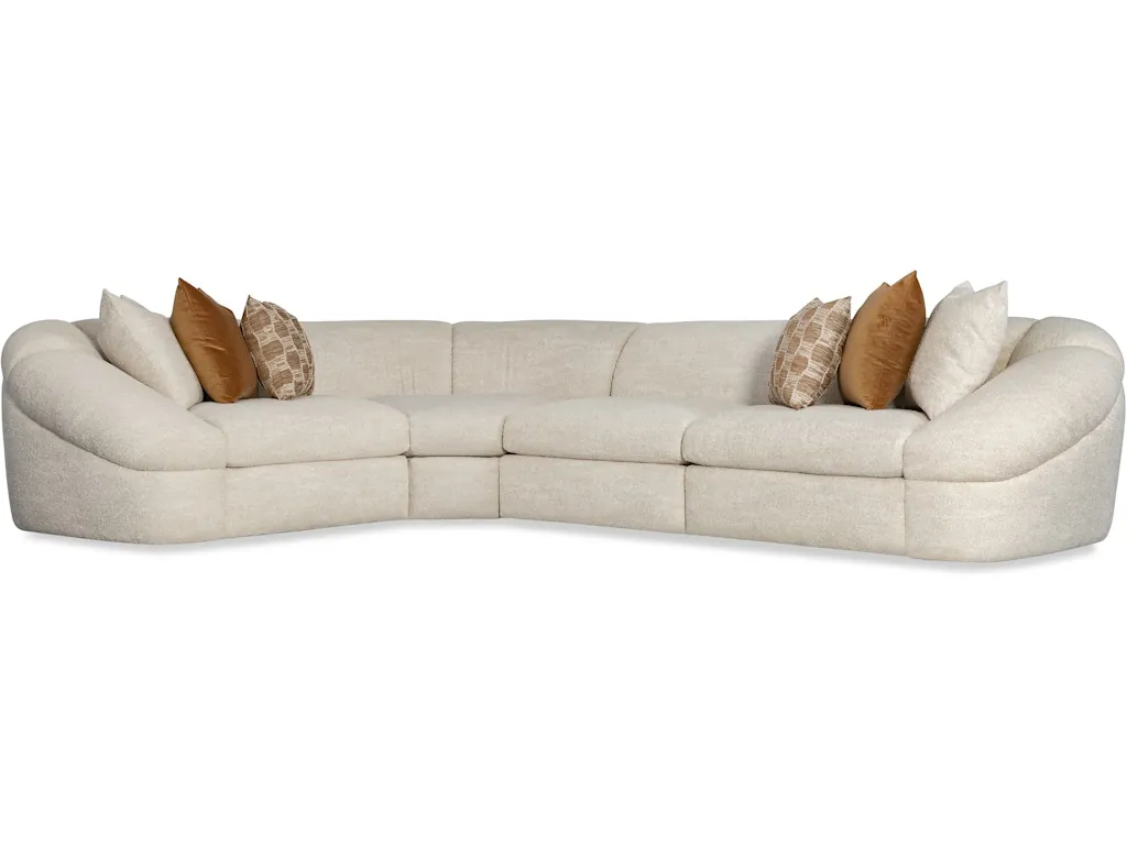 Exposed sofa cushion layers show dense foam and a hardwood frame.
