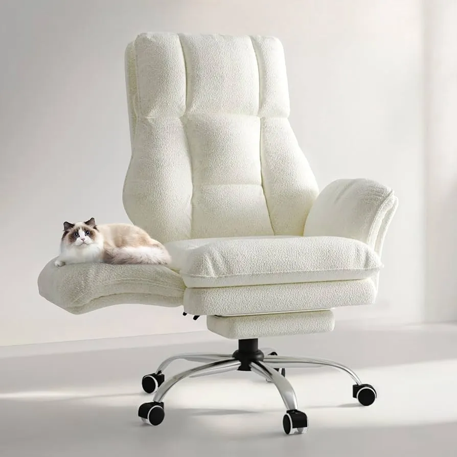 A hand adjusting the ergonomic settings on a high-quality office desk chair.