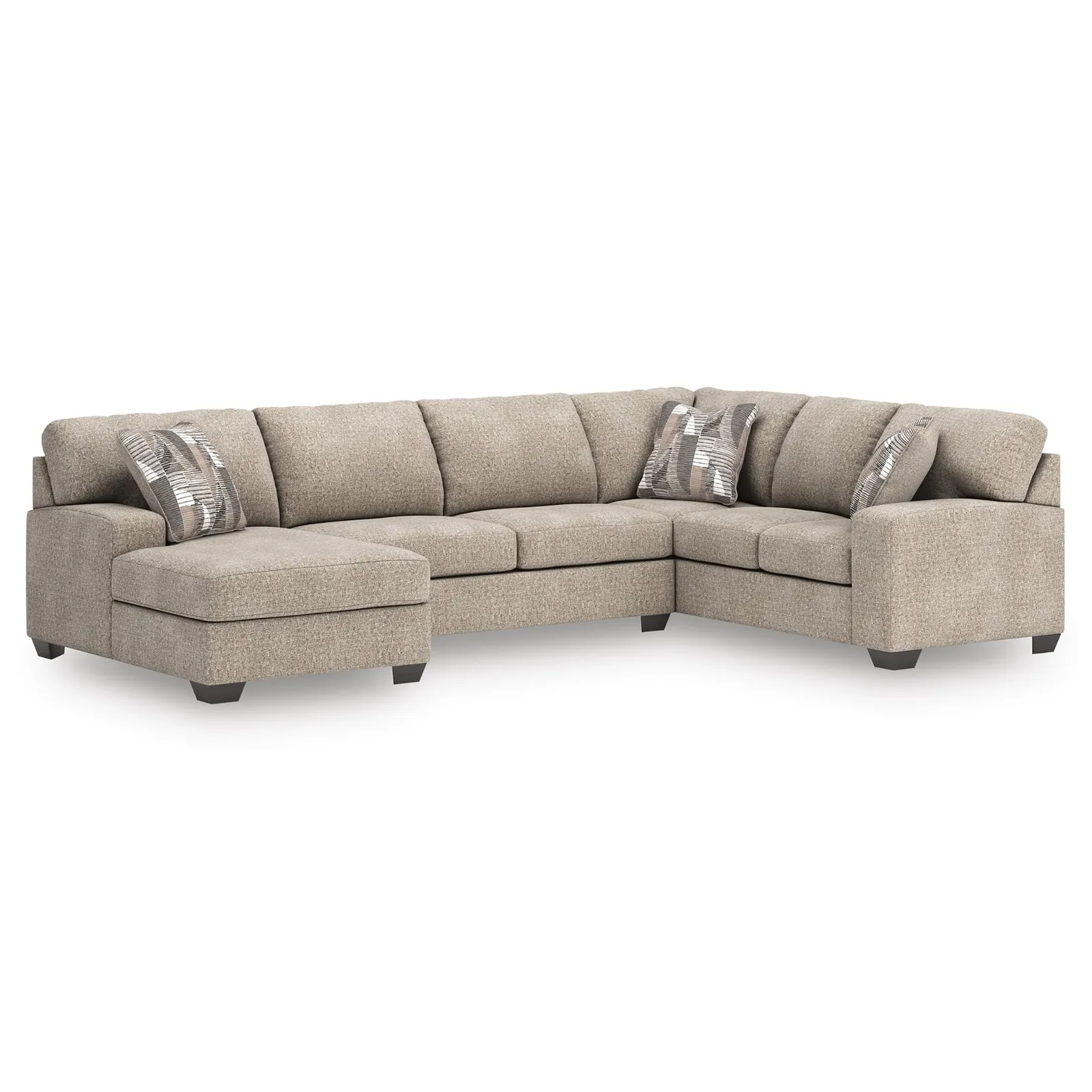 Measuring floor space to decide between a couch or sectional for the home.