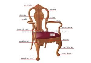 A modern armchair with armrests positioned in a bright, minimalist living room space.