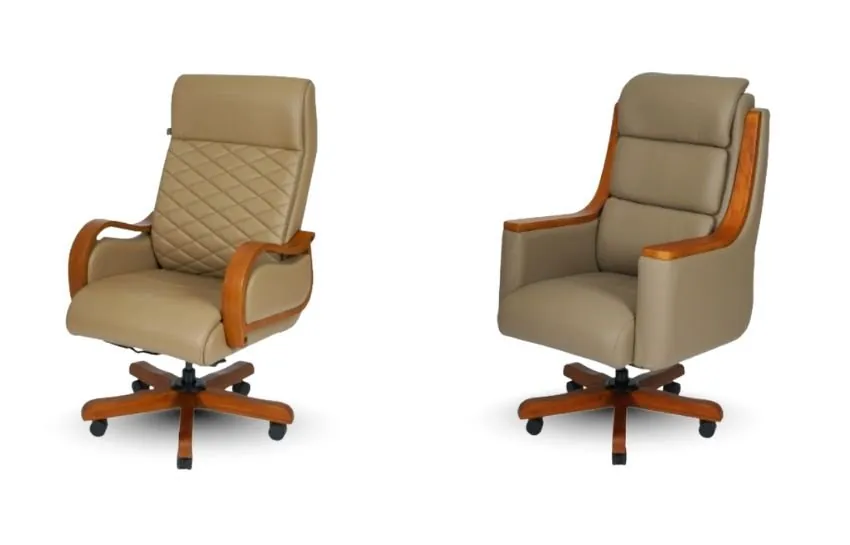 A person experiencing discomfort due to incorrectly adjusted ergonomic office furniture height.
