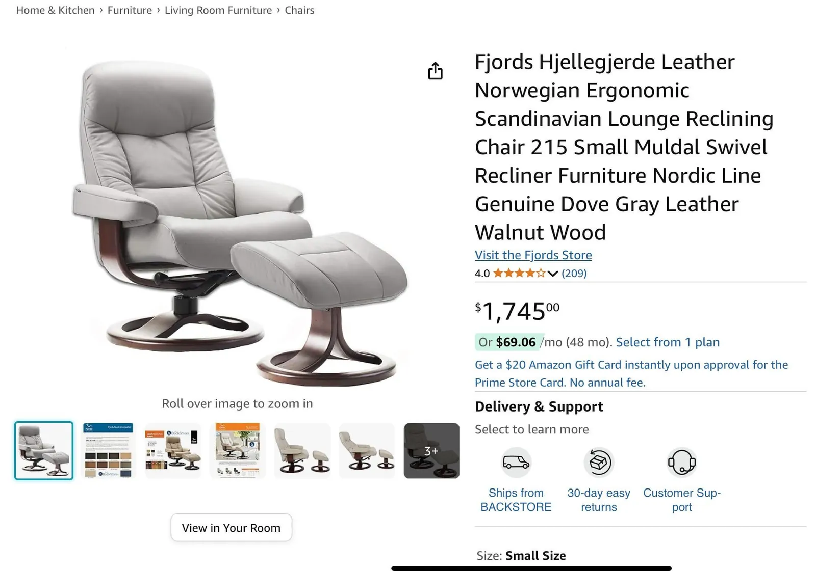 Properly cleaning a leather armchair using a gentle conditioner in a home.