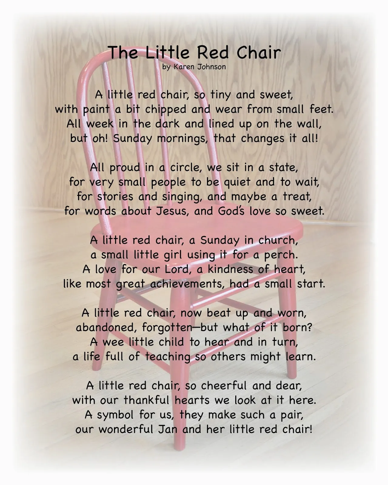 A red chair set up outdoors with a lapel microphone for a red chair story.
