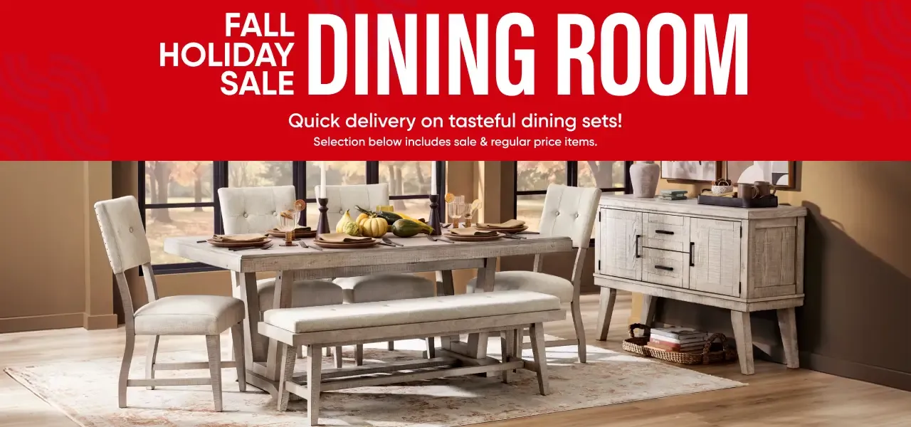Three different dining tables representing various price points in a modern studio.